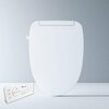 5Seconds Brand Electric Smart Bidet Toilet Seat Elongated Soft Close Bidet warm seat White 499802
